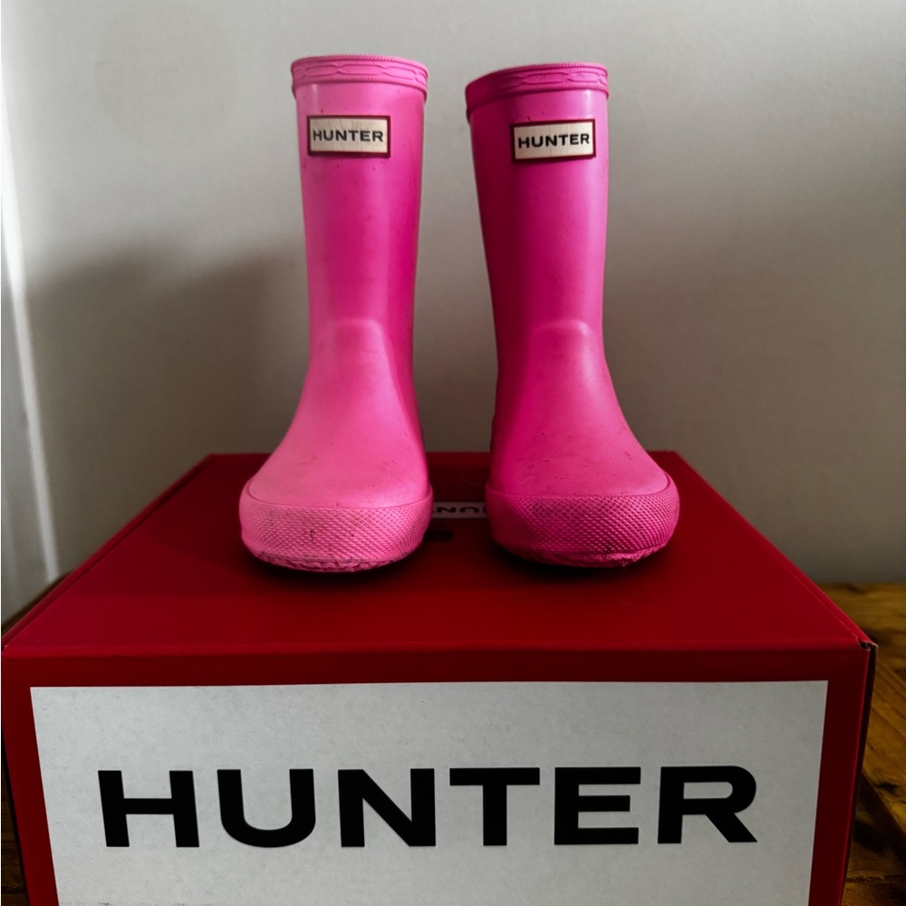 Hunter Fuchsia Kids' Boots